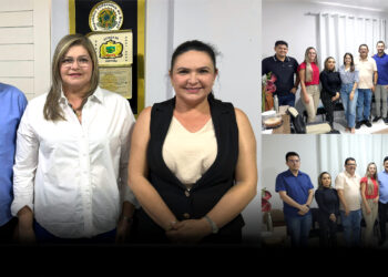 PREFEITA CILINHA RECEBE EQUIPE DE TRANSIÇÃO.