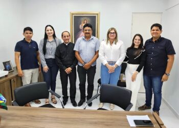 Prefeito Marcelo recebe novo Pároco da Paróquia Nossa Senhora de Fátima e São João Batista